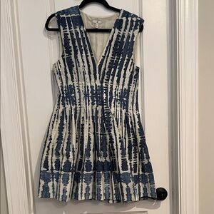Banana Republic Navy and Cream Mini Dress